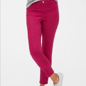 Banana Republic Fuchsia Skinny Pants